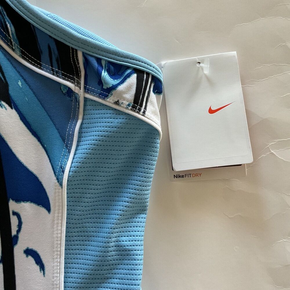 Nike Fit Dry Tennis Training Tank Top XL Blue Racerback Running Gym Athletic - Picture 2 of 10